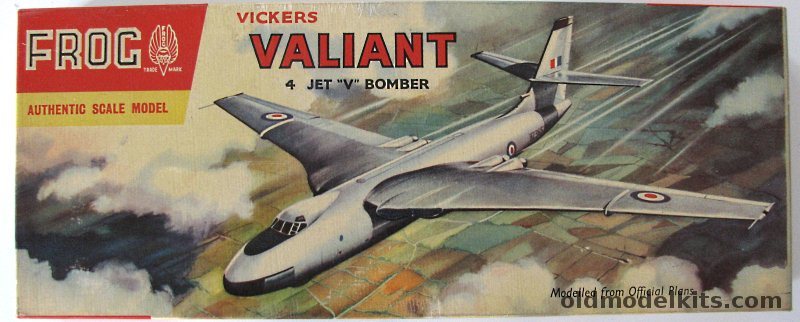 Frog 1/96 Vickers Valiant, 353P plastic model kit